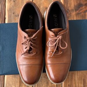 Cole Haan Men's Tan Leather Oxfords size 7